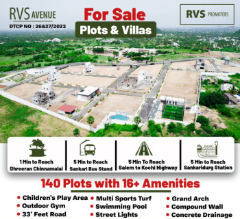  Residential Plot for Sale in Sankari, Salem