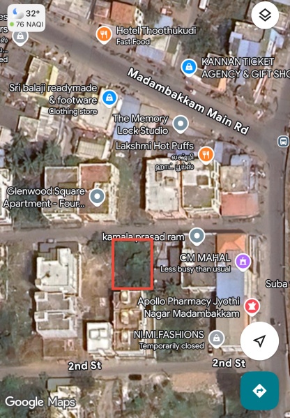  2400 Sq.ft. Residential Plot for Sale in Jothi Nagar, Chitlapakkam, Chennai