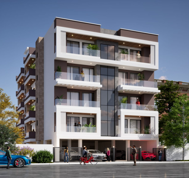 3 BHK Apartment 1350 Sq.ft. for Sale in Kidwai Nagar, Kanpur