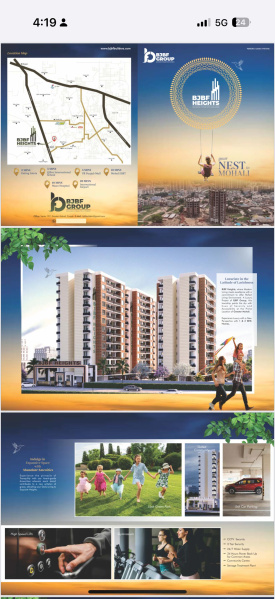 2 BHK Apartment 1182 Sq.ft. for Sale in Sector 127 Mohali