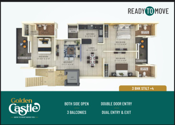 3 BHK Flat for Sale in Dayalpura, Zirakpur