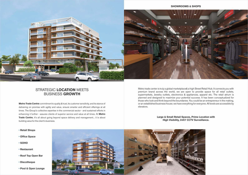  650 Sq.ft. Office Space for Sale in VIP Road, Zirakpur