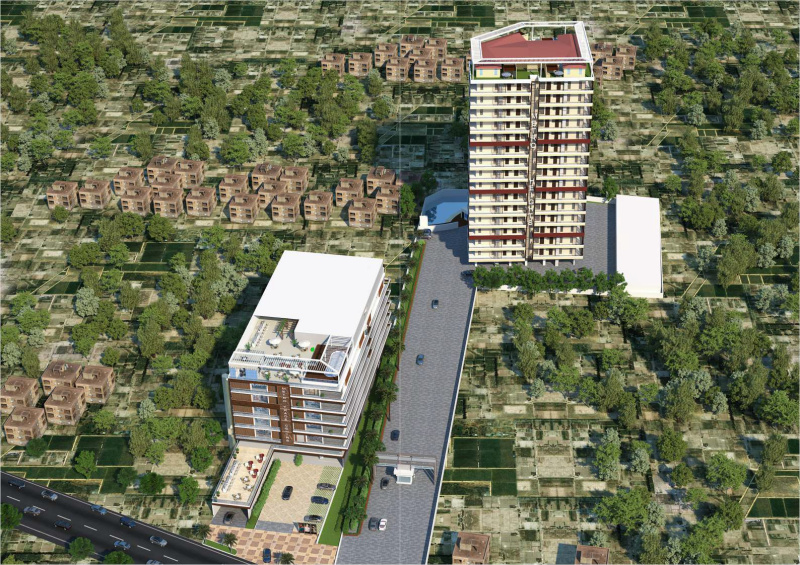  Studio Apartment 750 Sq.ft. for Sale in VIP Road, Zirakpur