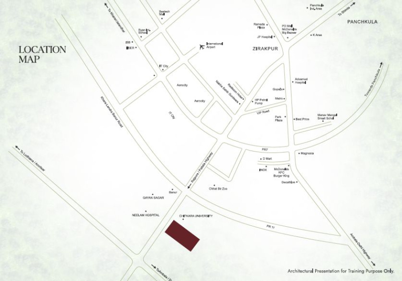 3 BHK 6900 Sq.ft. Farm House for Sale in Chandigarh Road, Rajpura