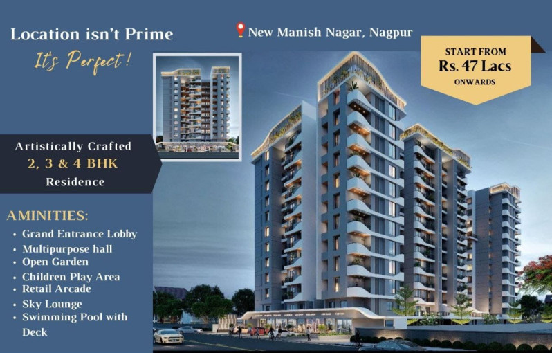 2 BHK Apartment 2500 Sq.ft. for Sale in New Manish Nagar, Nagpur