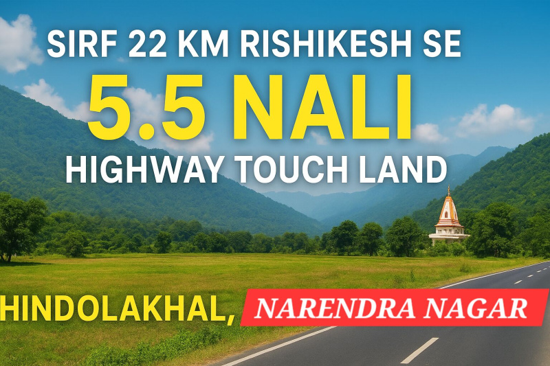  11880 Sq.ft. Agricultural/Farm Land for Sale in Narendra Nagar, Rishikesh
