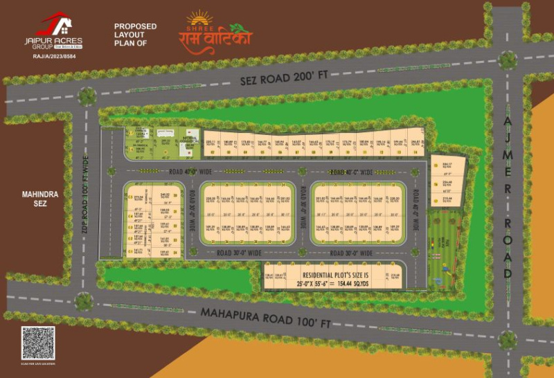  Residential Plot 170 Sq. Yards for Sale in Ajmer Road, Jaipur