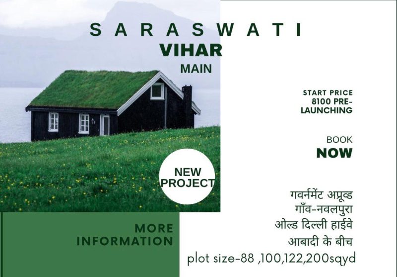  88 Sq. Yards Residential Plot for Sale in Delhi Road, Jaipur