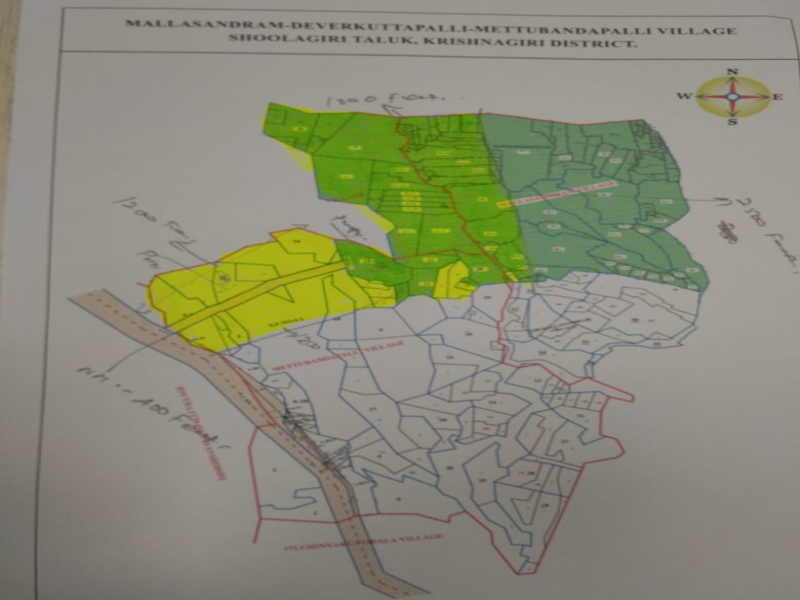  Industrial Land 105 Acre for Sale in Shoolagiri, Hosur