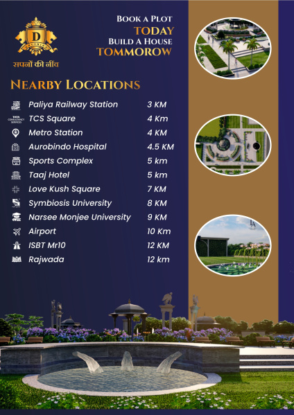 2 BHK 800 Sq.ft. Residential Plot for Sale in Puwarda Junarda, Super Corridor, Indore