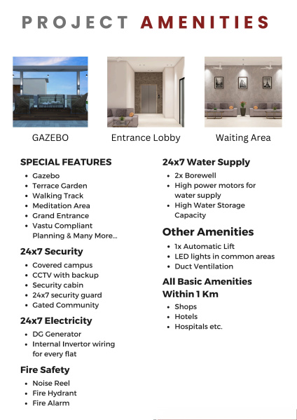 2 BHK 718 Sq.ft. Apartment for Sale in Ujjain Road, Indore