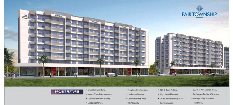 1 BHK Apartment 630 Sq.ft. for Sale in Palghar West