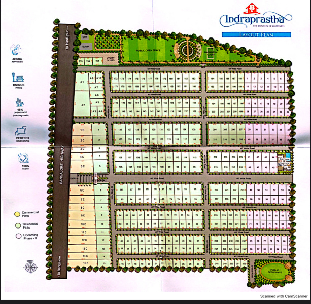  Residential Plot 2709 Sq.ft. for Sale in Hindupur, Anantapur