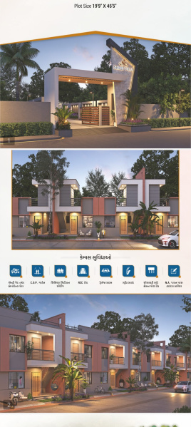 2 BHK Villa 896 Sq.ft. for Sale in Bhadkodra, Ankleshwar