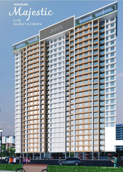 2 BHK Apartment 640 Sq.ft. for Sale in Naigaon West, Mumbai