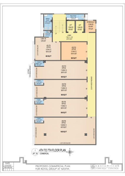  Office Space 1000 Sq.ft. for Rent in Mahatma Nagar, Nashik