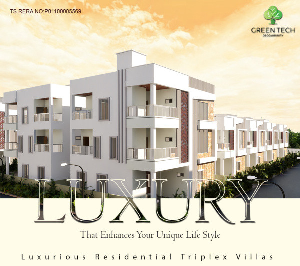 4 BHK Villa 3392 Sq.ft. for Sale in Rameshwaram Banda, Hyderabad
