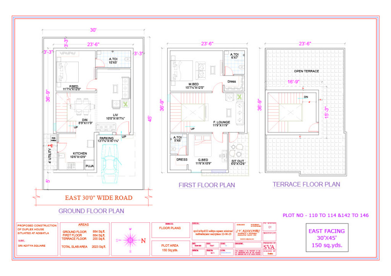3 BHK Villa 2023 Sq.ft. for Sale in Adibatla, Hyderabad