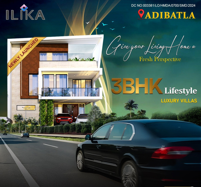4 BHK Villa 3490 Sq.ft. for Sale in Adibatla, Hyderabad