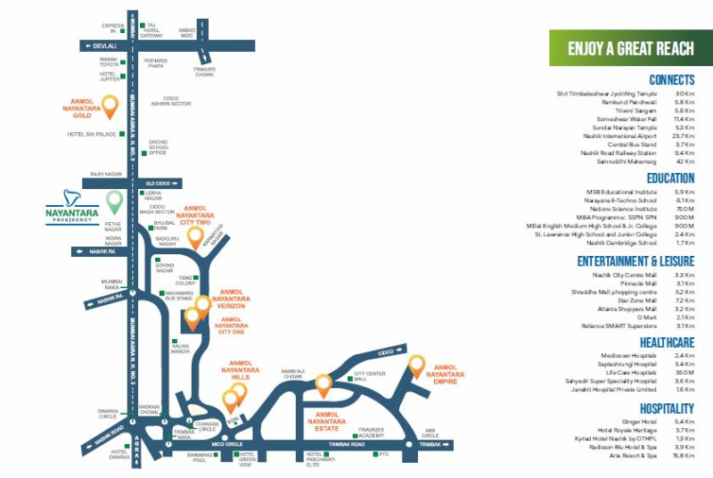 1 BHK 620 Sq.ft. Apartment for Sale in Indira Nagar, Nashik