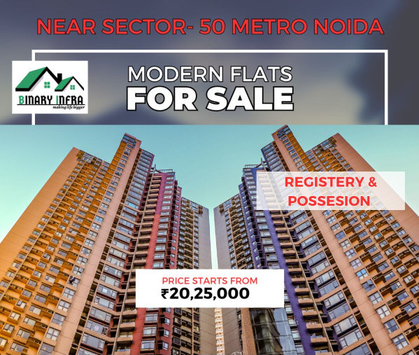 1 BHK Apartment 450 Sq.ft. for Sale in Sector 50 Noida