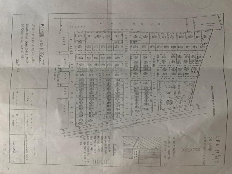  Residential Plot 1980 Sq.ft. for Sale in Ponnur, Guntur