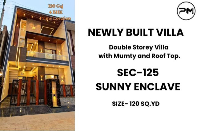 4 BHK Villa 1251 Sq.ft. for Sale in Sector 125 Mohali