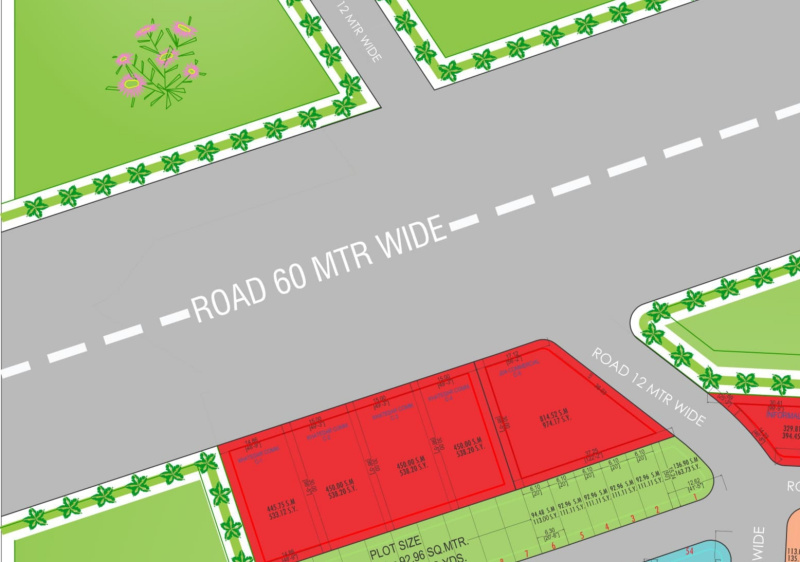  Commercial Land 538 Sq. Yards for Sale in Patrakar Colony, Jaipur