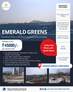  Residential Plot for Sale in Sahastradhara Road, Dehradun