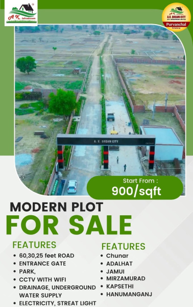 Residential Plot 1000 Sq.ft. for Sale in Mirzamurad, Varanasi