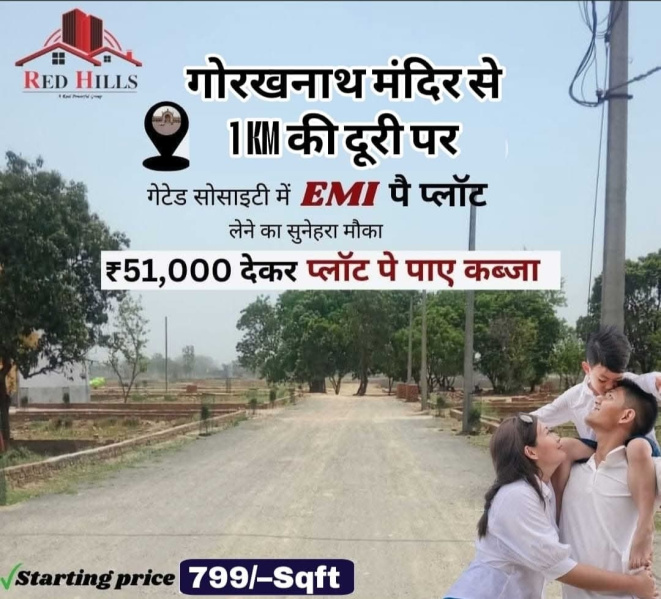  Residential Plot 1000 Sq.ft. for Sale in Gorakhnath Road, Gorakhpur