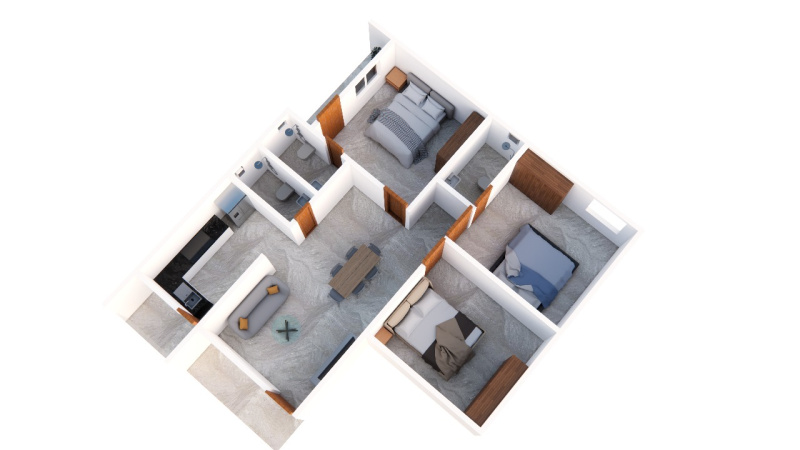 3 BHK Apartment 1259 Sq.ft. for Sale in Hebbal Kempapura, Bangalore
