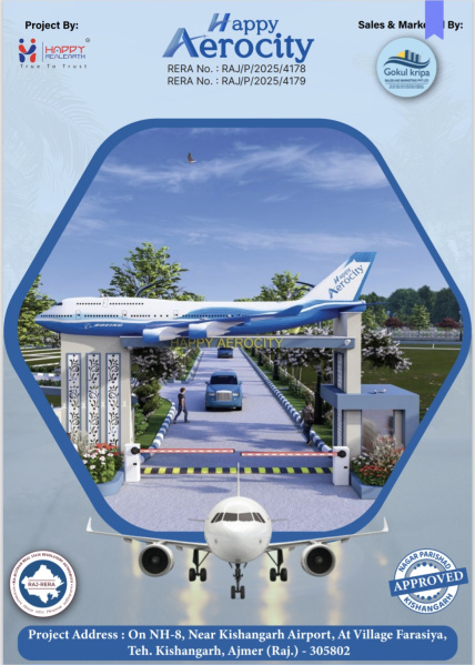  5143 Sq. Yards Residential Plot for Sale in Kishangarh, Ajmer