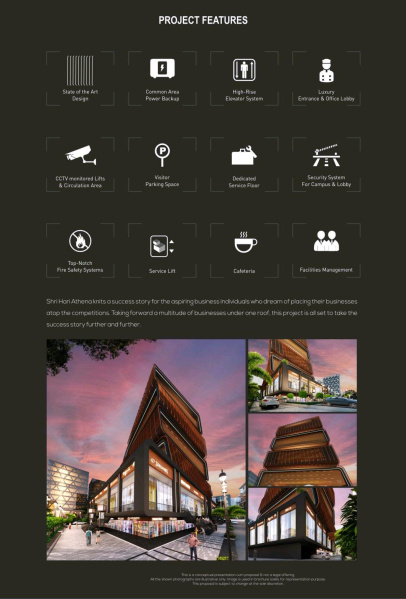  Office Space 852 Sq.ft. for Sale in Super Corridor, Indore