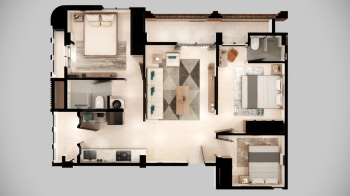 3 BHK Flat for Sale in Mahal, Nagpur