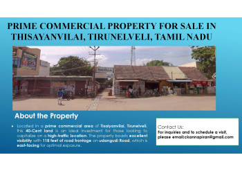  Commercial Land for Sale in Thisayanvilai, Tirunelveli
