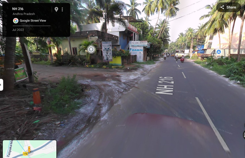  Residential Plot 223 Sq.ft. for Sale in Tatipaka, East Godavari