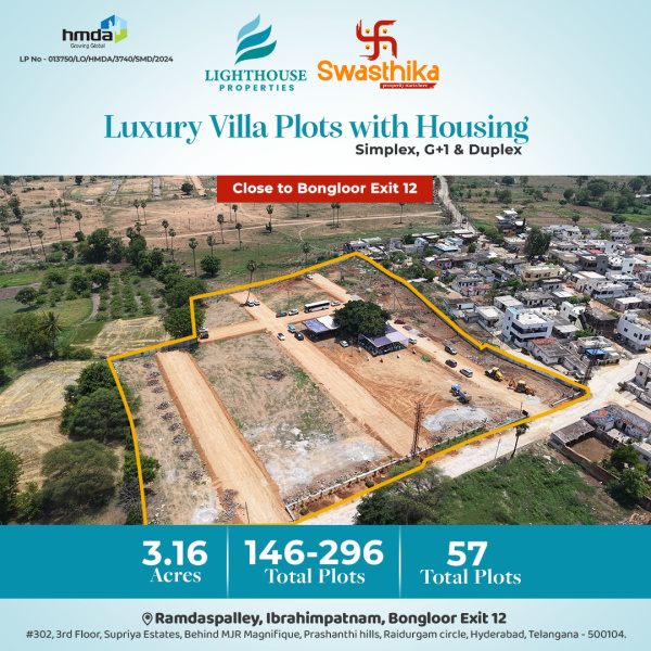  Residential Plot 150 Sq. Yards for Sale in Ibrahimpatnam, Hyderabad