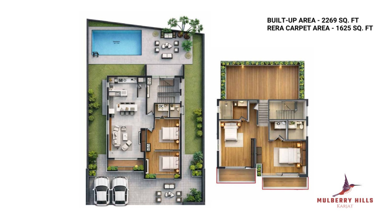 4 BHK 2269 Sq.ft. Villa for Sale in Karjat, Mumbai