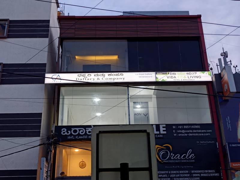  Office Space 1000 Sq.ft. for Rent in Sanjeevini Nagar, Bangalore