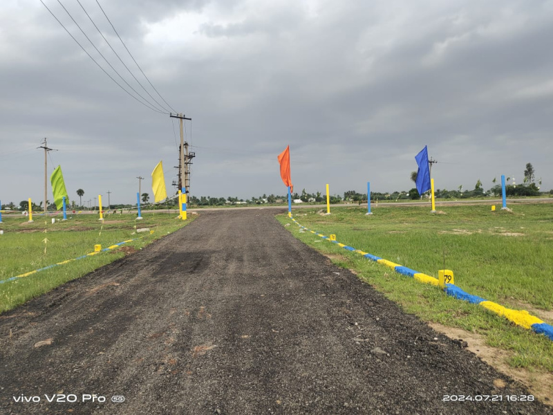  Residential Plot 1200 Sq.ft. for Sale in Ponneri, Thiruvallur