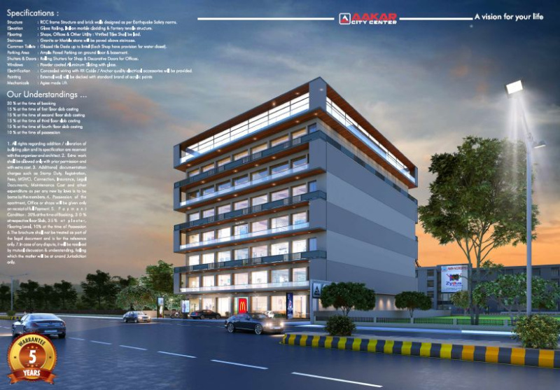  Office Space 730 Sq.ft. for Sale in Vidhyanagar, Anand