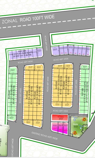  Residential Plot 111 Sq.ft. for Sale in Mahal Road, Jagatpura, Jaipur