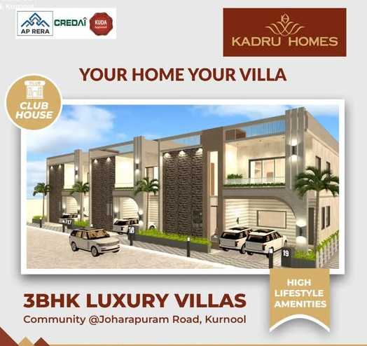 3 BHK House 2600 Sq.ft. for Sale in Johalapuram Road, Kurnool