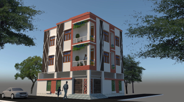 3 BHK Builder Floor 1118 Sq.ft. for Sale in Sitapur Road, Lucknow