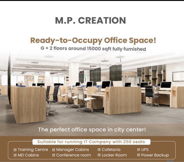  Office Space 15000 Sq.ft. for Rent in Gandhipuram, Coimbatore
