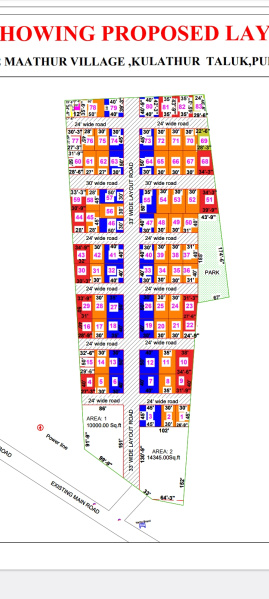  1200 Sq.ft. Residential Plot for Sale in Trichy Madurai Road, Tiruchirappalli