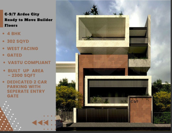 4 BHK Builder Floor for Sale in Ardee City, Gurgaon