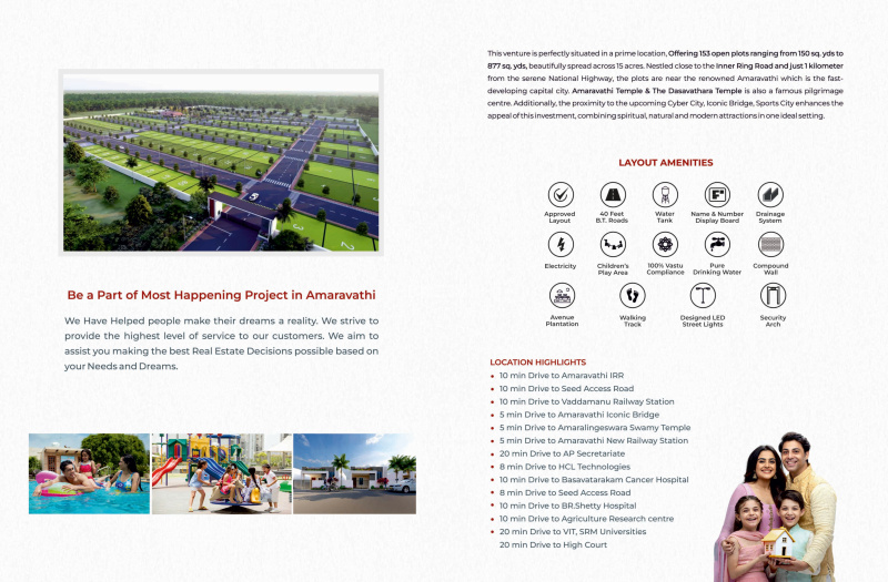  Residential Plot 213 Sq. Yards for Sale in Amaravathi Road, Guntur