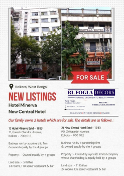 Hotels for Sale in C. R. Avenue, Kolkata